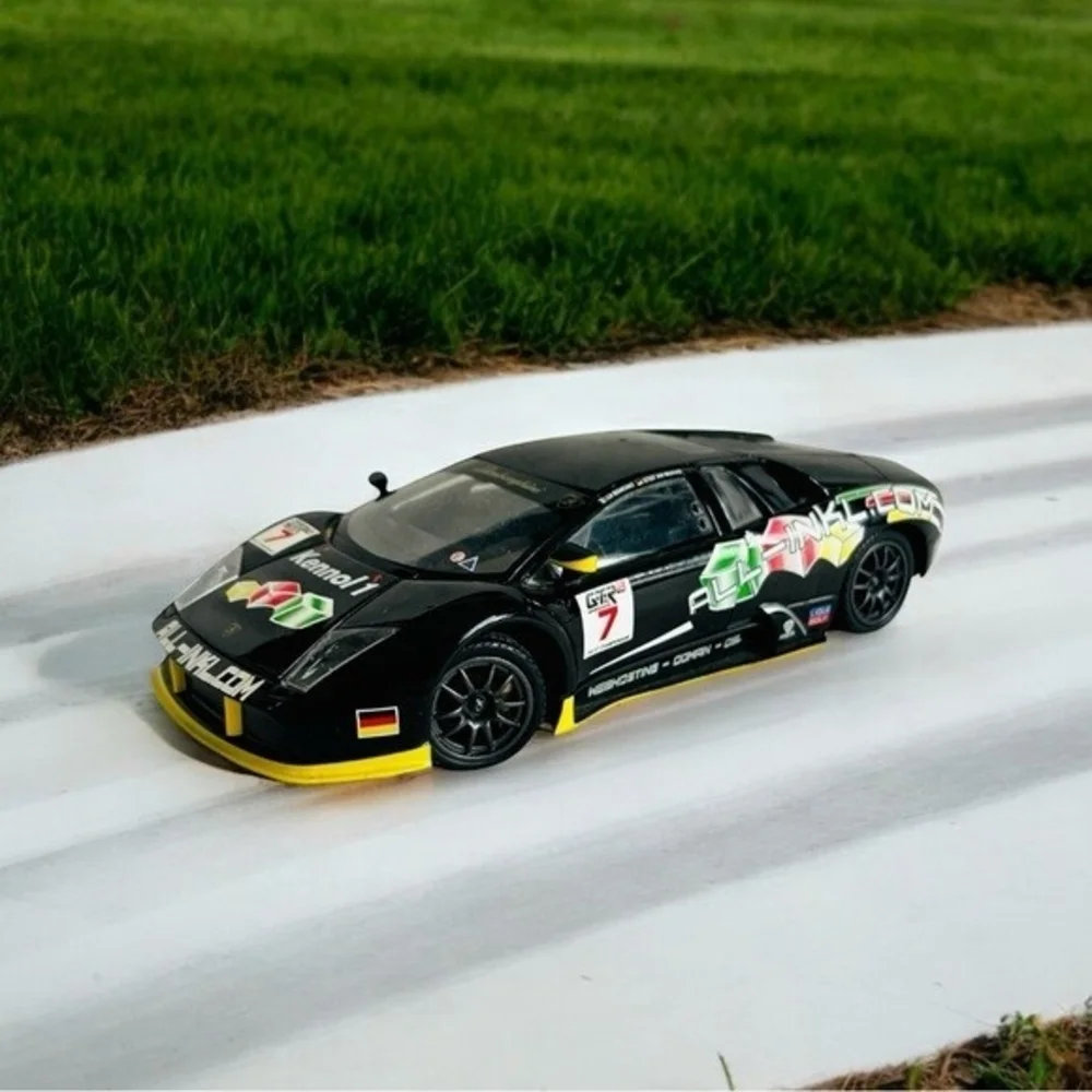 1:24 Lamborghini Murcielago FIA GT Bat Livery Die-Cast Model Opening Doors 7-8